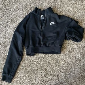 Nike Crop half zip